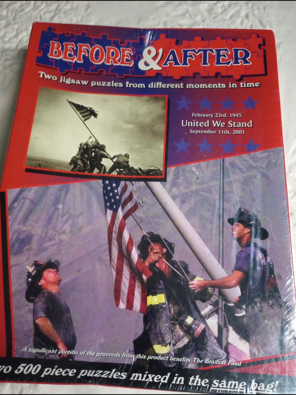 Before & After United We Stand Patriotic Jigsaw Puzzle Set